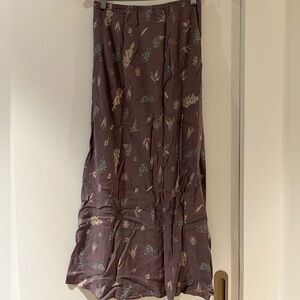 Sweet Floral Long Skirt